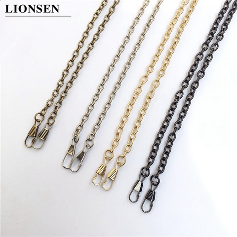 Lionsen O Type 40/60/120cm Metal Bags Chain Purse Buckles Women Shoulder strap for bags replace Crossbody chain Bag Accessories ► Photo 1/6