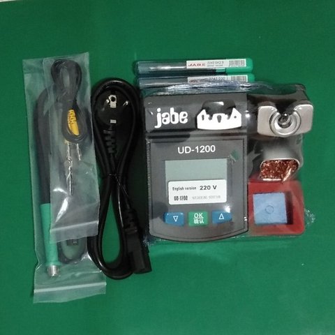 Jabe UD-1200 Soldering Iron Station Precision Lead free 2.5S Rapid Heating Soldering Iron Kit Dual Channel Power Heating System ► Photo 1/5