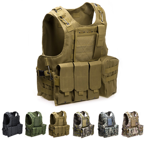 Outlife USMC Airsoft CS Military Molle Combat Assault Plate Carrier Outdoor Clothing Hunting Vest Security Tactical Vest ► Photo 1/1