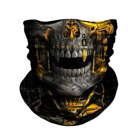 3D Skull Skeleton Balaclava Seamless Motorcycle Neck Face Shield Mask Scarf Bicycle Hunting Outdoor Anti-UV Bandana Headband ► Photo 1/6