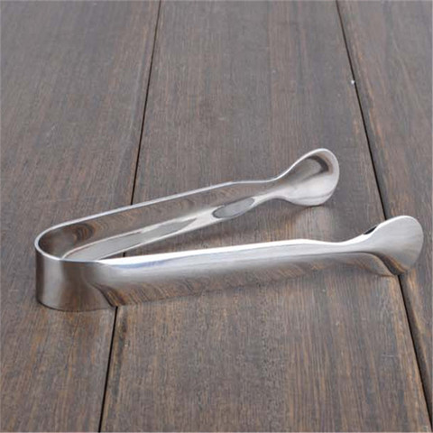 3pcs small mini Stainless Steel Sugar Tongs Ice Bar Buffet Kitchen Spoon Food Ice Clamp Coffee Tool Kitchen Barbecue BBQ Clip ► Photo 1/6