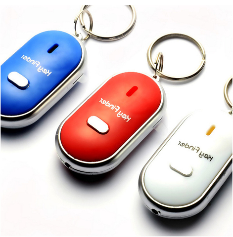 LT Wireless Whistle Key Finder Keychain Electronic Anti-Theft Ellipse Plastic Key Search Anti-Lost Device Car Keyrings Q-045 ► Photo 1/6