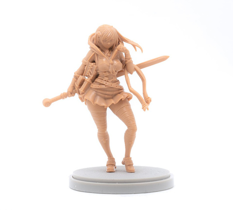 30mm KD Resin Figures Model kits  Beauty Soldier Goddess Series  Unassambled Unpainted 931 ► Photo 1/4