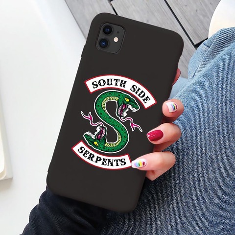 American TV Riverdale Southside Serpents Phone Case For iPhone XR X XS 11 Pro MAX 7 8 6s SE2022 Soft Silicone Back Cover - history & Review | Seller - Shop2133090 Store | Alitools.io