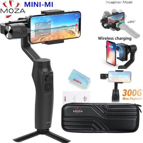 MOZA MINI MI 3-Axis Handheld Smartphone Gimbal Stabilizer for iPhone X 8Plus 8 7 6S Samsung S9 S8 S7 VS Zhiyun Smooth 4 Vimble 2 ► Photo 1/6