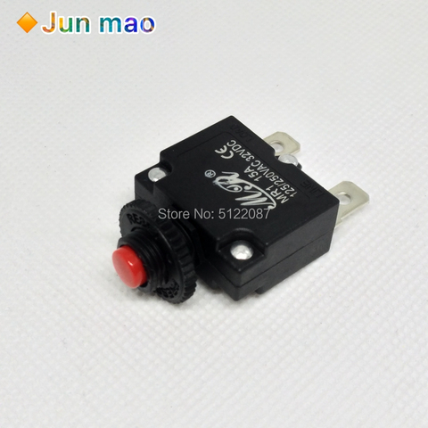 MR1 2A 3A 5A 6A 7A 8A 10A 15A 20A Circuit Breaker Overload Protector Switch Fuse Overload Overcurrent ST-1 Reset Insurance WP-01 ► Photo 1/4