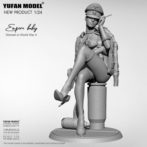 1/24 Yufan Model beauty DIY toy self-assembled YFWW-2073 ► Photo 1/4