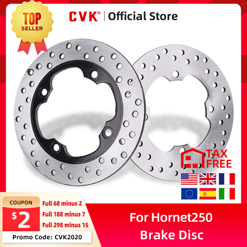 Rear Brake Disc Plate Brake Disk For HONDA CBR250RR CBR400RR CBR250 MC22 CBR400 NC29 VTR250 JADE250 Hornet Hornet250 ► Photo 1/6