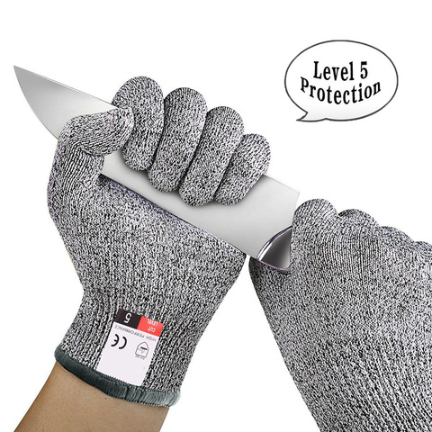 Outdoor Fishing Hunting Gloves Anti-cut Gloves Cut Proof Stab Resistant Kitchen Butcher Gloves Safety Working Gloves ► Photo 1/6