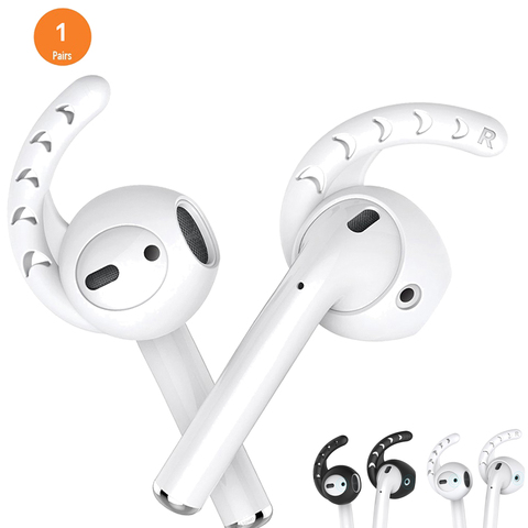 For Airpods 1 2 Silicone In-ear Earbuds Cover With Hook for Airpods Accessories for Earpods Ear Tips ► Photo 1/6