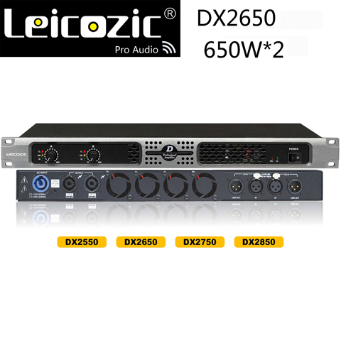 Leicozic DX2650 audio amplifier 1050w 4ohms power amps sound amplifier audio professional dj sound system d class amplificador ► Photo 1/6