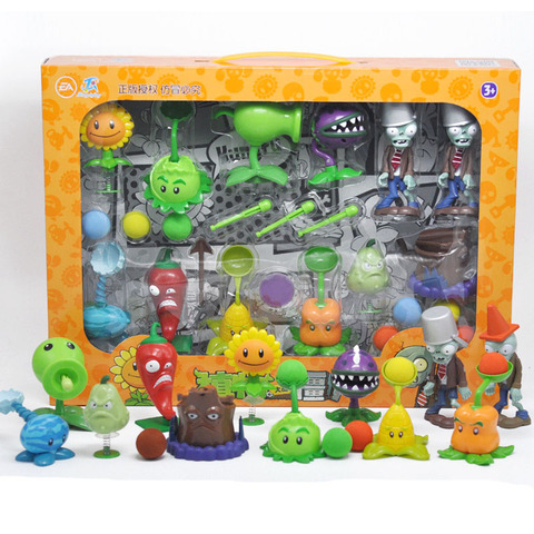 New Popular Game Pvz Plants Vs Zombies Peashooter Pvc Action Figure Model Toys  10cm Plants Vs Zombies Toys ► Photo 1/6