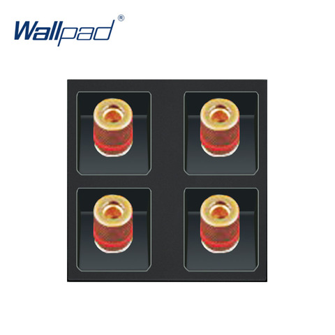 Wallpad 4 Pin Audio Socket Audio Outlet Function Key For Module only 55*55mm ► Photo 1/6