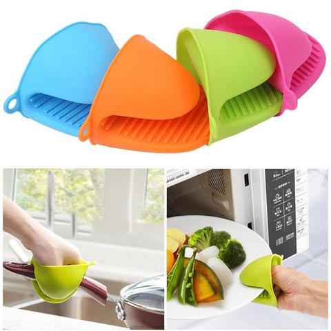 High quality 1pc Kitchen Baking silica gel heat insulation clip anti scalding non slip gloves household bowl oven microwave oven ► Photo 1/6