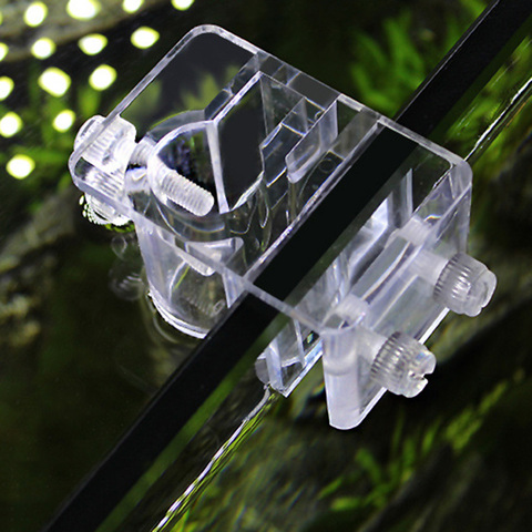 Aquarium Inflow Outflow Tube Holder Acrylic Fix Hose Pipe Mount Freshwater Fish Planted Aquarium Fixing Tubing Clamp ► Photo 1/6