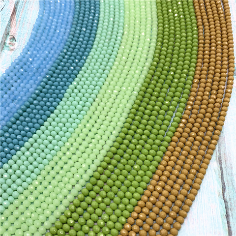 Wholesale 4x6mm/50pcs  Crystal Rondel Faceted Crystal Glass Beads Loose Spacer Round Beads for Jewelry Making Jewelry Diy ► Photo 1/6