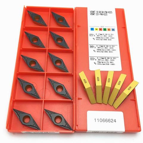 VBMT160404 VBMT160408 PM 4225 External turning tool CNC machine tool accessories Carbide insert turning tool VBMT 160404 PM4225 ► Photo 1/6