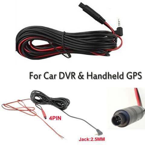 Car Rear View Camera Wire Cable Line 4PIN TO 2.5MM For Car DVR or Handheld GPS ► Photo 1/2