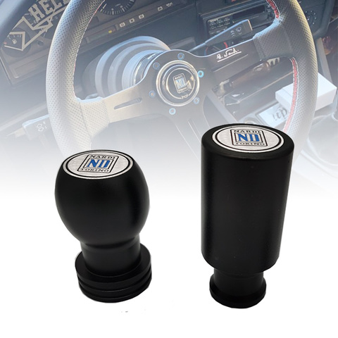 Universal Black Aluminum Auto Racing ND Car Gear Shift Knob Manual Automatic Shift Lever ► Photo 1/6