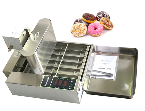 Free Shipping Automatic Donut Maker/Donut Fryer/Four rows of mini doughnuts machine ► Photo 1/5