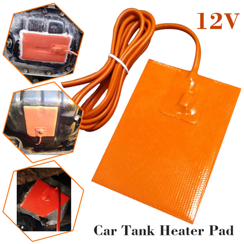 12V Car Engine Oil Pan Sump Tank Heater Pad 13*23CM Silicone Electric Oil Heating Pad NO Plug ► Photo 1/6