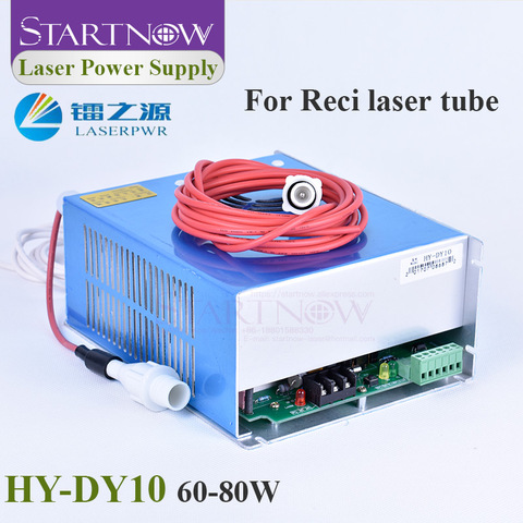 HY-DY10 80W CO2 Laser Power Supply For Reci W1 V2 Z2 W2 S2 Tube 110V/220V For Laser Engraving Cutting Machine One Year Warranty ► Photo 1/1