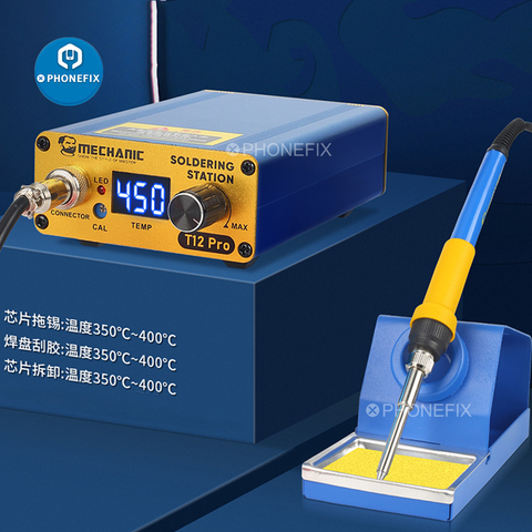 Mechanic T12 Pro Soldering Heating Station Intelligent Digital Display Platform with T12 Lead-free Soldering Iron Tip Handle ► Photo 1/1