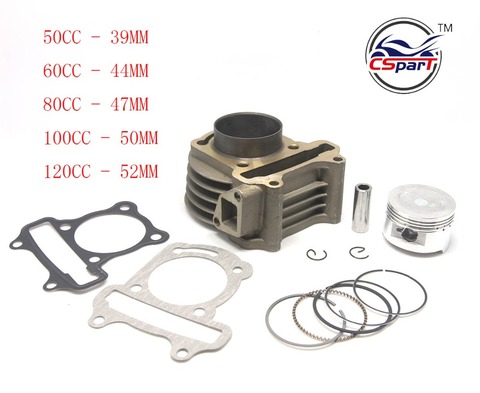 GY6 50CC 60CC 80CC 100CC 120CC 39MM 44MM 47MM 50MM 52MM Cylinder Piston Ring Gasket Kit Taotao Keeway Scooter Parts ► Photo 1/1