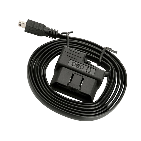 OBD-II OBD2 EOBD Car Diagnostic Extension Cable to Mini USB Cable for HUD5.5y ► Photo 1/6