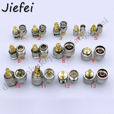 30Pcs 13 type ( RP ) SMA female or male plug to N UHF SO239 PL259  BNC male / female connector RF adapter ► Photo 1/2