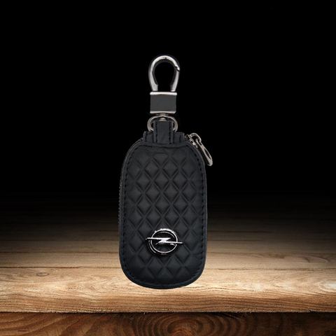 For Opel Insignia 2013 2.0T 2014 Country Tourer Basic  2017 With Opel logo Leather Car Key Case Cover shell Keychain Car-styling ► Photo 1/6