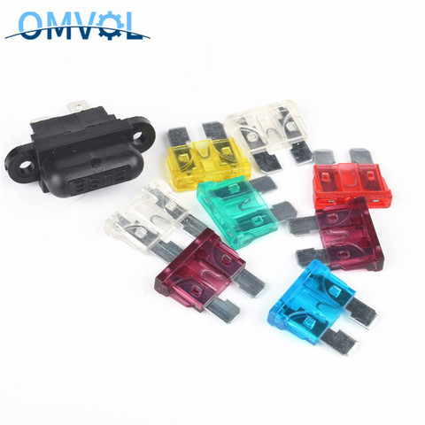 1Sets (1pcs plug-in auto Fuse Holder + 1pcs auto fuse) ► Photo 1/6