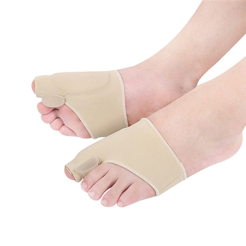 1Pair Toe Corrector Feet Bone Thumb Adjuster Correction Orthotics  Soft Pedicure Socks Bunion Straightener Foot Care Tool ► Photo 1/6