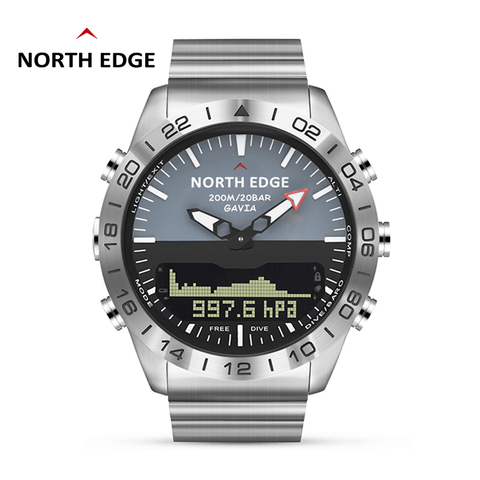 Original North Edge GAVIA 2 Smart watch Men's Watches Waterproof 200m Altimeter Compass Dive Quartz Business Sports Watch ► Photo 1/6
