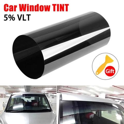 20*150cm Car Solar Film Sunscreen Solar Film for Car WindscreenTinted In Black Clear Solar Film Anti-UV Sun Shade Film ► Photo 1/6