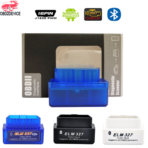 Super ELM327 V2.1 MINI ELM327 Bluetooth Adapter OBD2 elm327 Auto Diagnostic Interface ELM 327 OBDII Car Code Reader Check Engine ► Photo 1/6