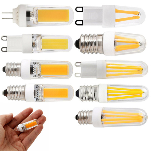 Dimmable Mini G4 G9 E12 E14 4W 8W 9W LED Silicone Crystal Corn Bulb SpotLight Lamp Replace Halogen Chandelier Pendant Lighting Y ► Photo 1/6