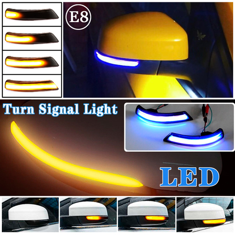For Ford Focus 2 MK2 Focus 3 MK3 3.5 For Mondeo MK4 LED Dynamic Turn Signal Light Side Mirror Indicator Sequential Blinker Lamp ► Photo 1/6