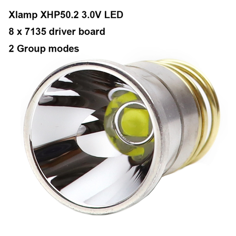 26.5mm XHP50.2 3V 2600 lumens LED bulb drop-in XHP50 Lamp cap for C2 Z2 P60 P61 6P 9P M5 M6 WF-501B WF-502B flashlight torch ► Photo 1/5
