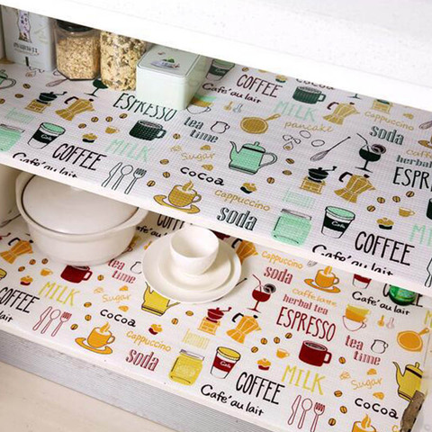 1 Roll Kitchen Table Mat Drawers Cabinet Shelf Liners Flamingo Cupboard Placemat Waterproof Oil proof Shoes Cabinet Mat ► Photo 1/6