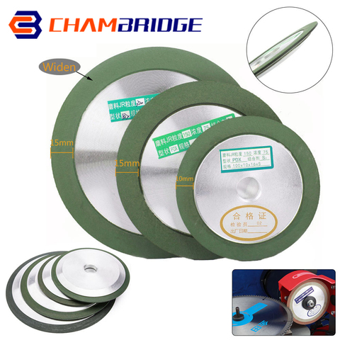 Diamond Grinding Wheel 100mm/125mm/150mm Circle Cutting Discs Grit 150-400 For Tungsten Steel Milling Cutter Sharpener Grinder ► Photo 1/6