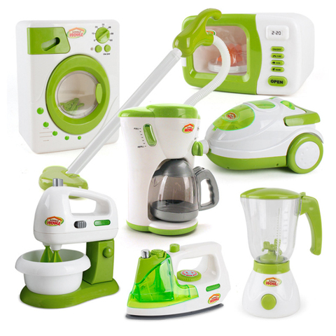 Kitchen Appliances Set. White Blender, Toaster, Coffee Machine