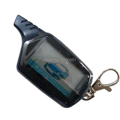 Wholesale Russian Keychain B9 LCD Remote Controller Key Fob For Two Way Anti-Theft Car Alarm System Starline B9 Twage alarm auto ► Photo 1/3