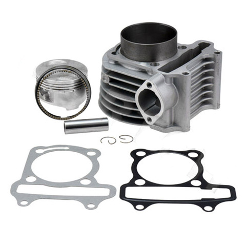 ZHUANGQIAO 61mm Big Bore Cylinder Kit for 125 150cc Gy6 152qmi 157qmj Chinese Scooters ATV Scooter Engine Parts ► Photo 1/6