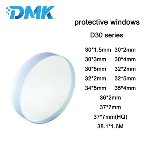 D30 Series 30*5/32*2/ 34*5/37*7 Fiber Laser Protective Lens Windows Glass For Wsx Precitec Cutting Head ► Photo 1/5