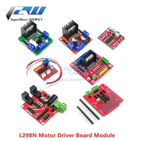 L298N driver board module L298N stepper motor smart car robot breadboard Peltier high-power L298 DC motor controller for arduino ► Photo 1/6