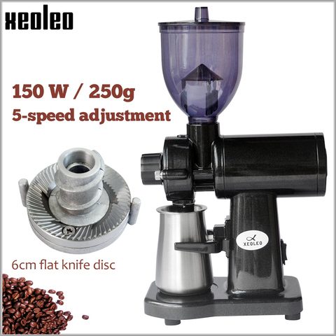 XEOLEO Espresso Coffee grinder Electric Coffee grinder Flat burr grinder household Espresso machine Coffee bean Miller 220V/110V ► Photo 1/6