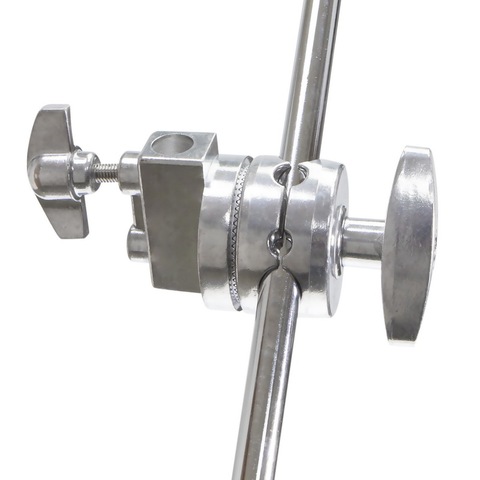 Heavy Duty Stainless Steel Video Stand Grip Head for Light Stand C-Light Stand Silver ► Photo 1/6