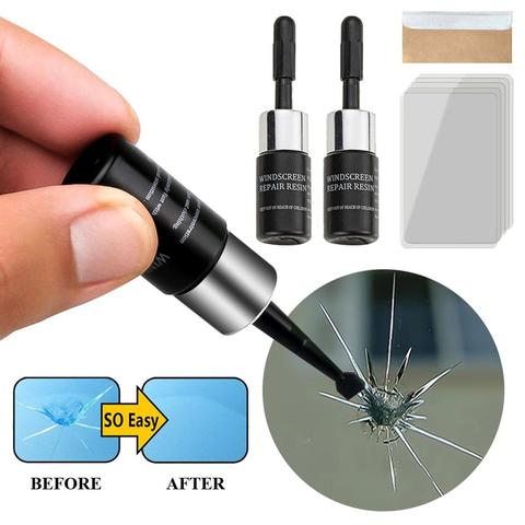 Automotive Glass Nano Repair Fluid New Upgrade Car Window Glass Crack Chip Repair Tool Kit Crack nano-repair fluid Car Universal ► Photo 1/6