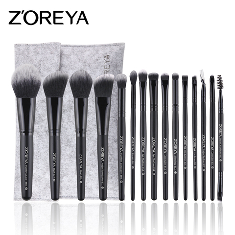 ZOREYA Makeup Brushes 4/8/12/15/16/18pcs Professional Makeup Brush Set Many Different Model As Essential Cosmetics Tool ► Photo 1/6